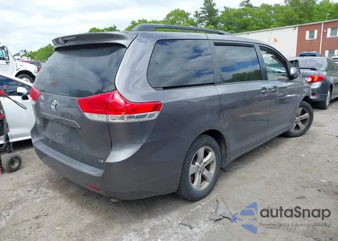 2012 Toyota Sienna Le V6 8 Passenger from USA, damaged, VIN 5TDKK3DC5CS265314